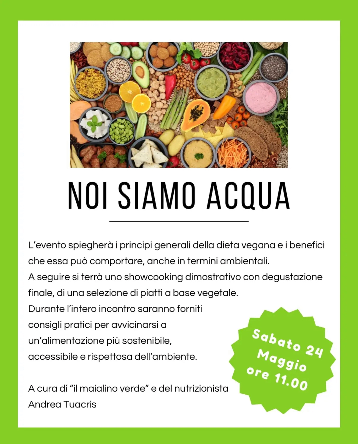 Il Maialino Verde al Appia Antica Green Festival 2025 – Showcooking e Alimentazione Sostenibile