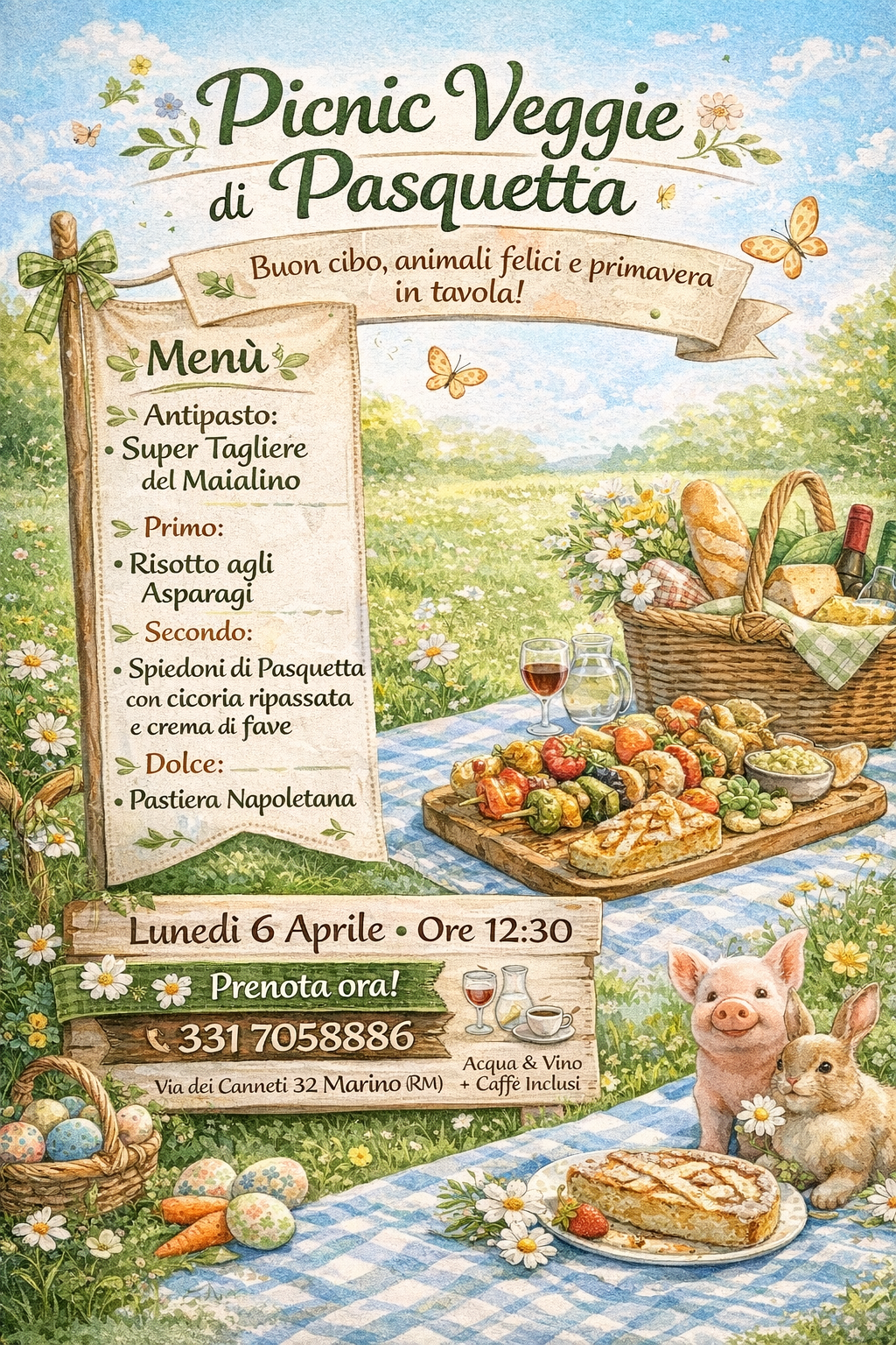 Evento “Picnic Veggie di Pasquetta” – Marino (RM)