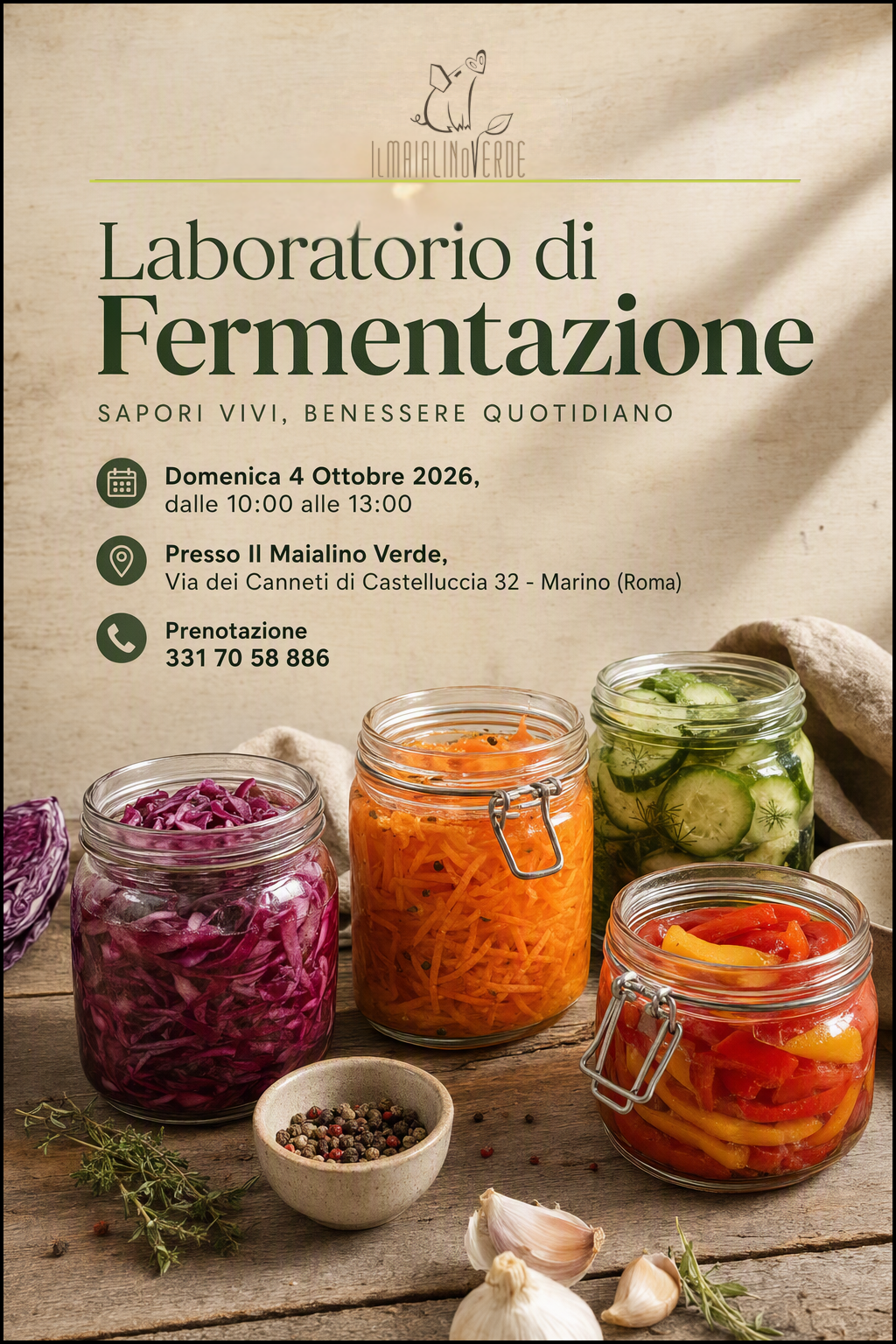 Laboratorio di Fermentazione Vegetale