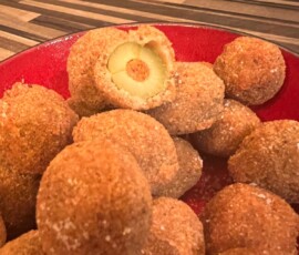 Olive all'ascolana vegan autoprodotte